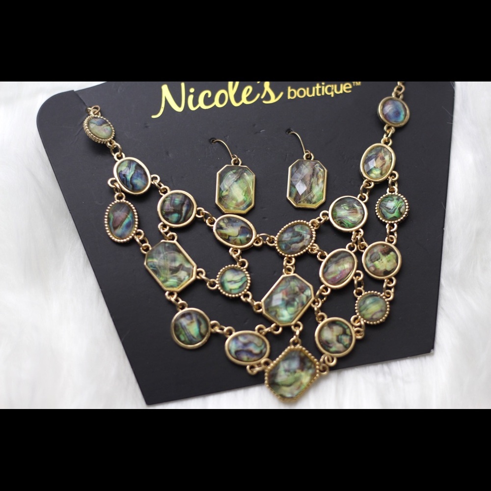 Iridescent Statement Necklace